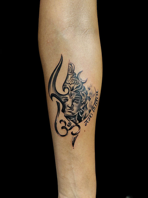 Tattoo uploaded by Get Ink'D by MANAV HUDDA • #getinked #inked #omtattoo  #shivatattoo #Tattoodo • Tattoodo